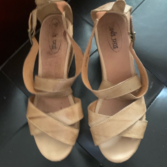 Leather Wedges - Picture 2 of 4